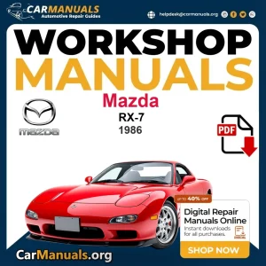 Mazda Rx - car workshop repair manual