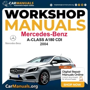 Mercedes Benz A Class A Cdi - car workshop repair manual