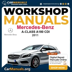 Mercedes Benz A Class A Cdi - car workshop repair manual
