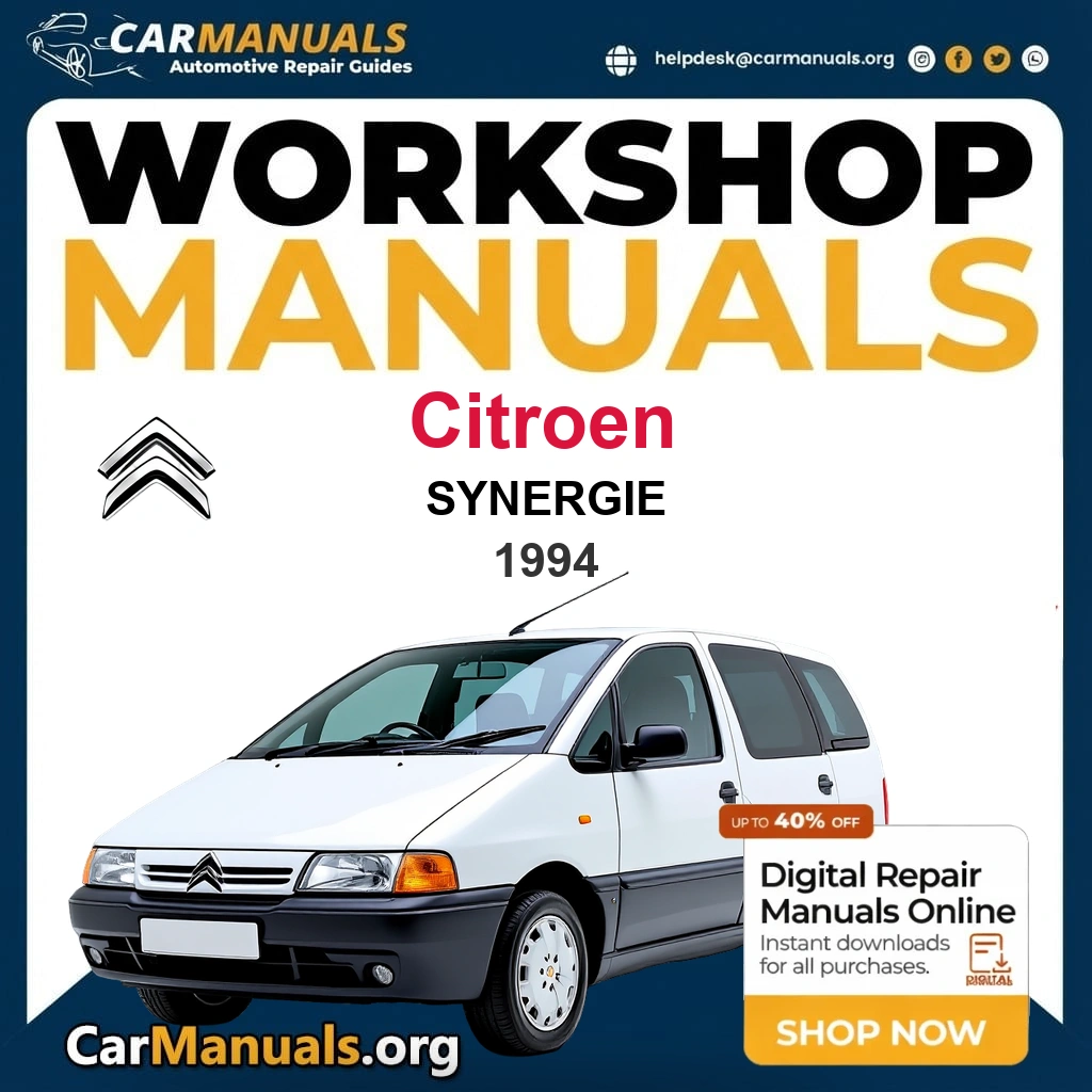 Citroen Synergie 1994 Workshop Service and Repair Manual Download - Complete Technical Guide for Fixing, Maintenance & Troubleshooting