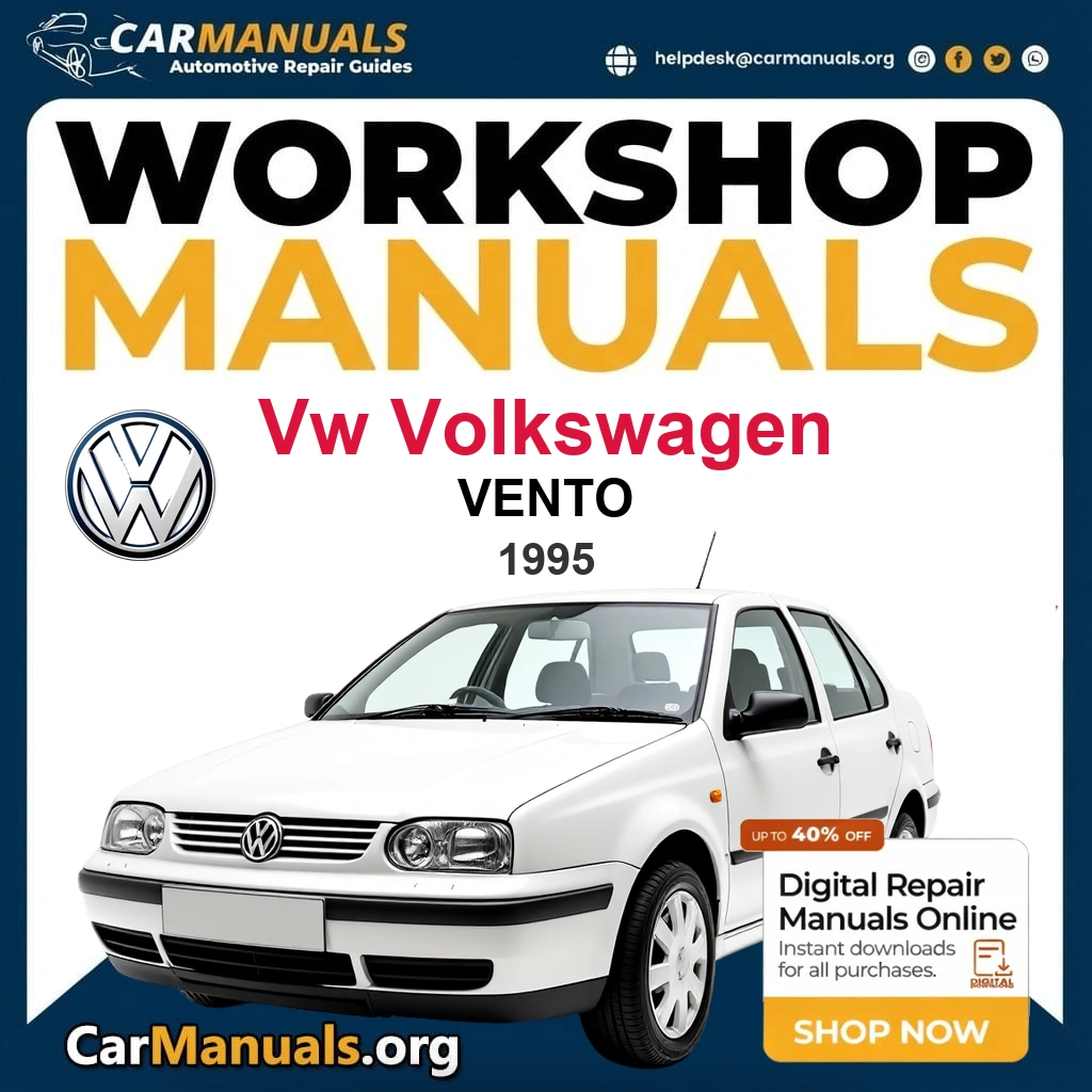 VW Volkswagen Vento 1995 Workshop Service and Repair Manual Download Complete Technical Guide for Fixing, Maintenance & Troubleshooting
