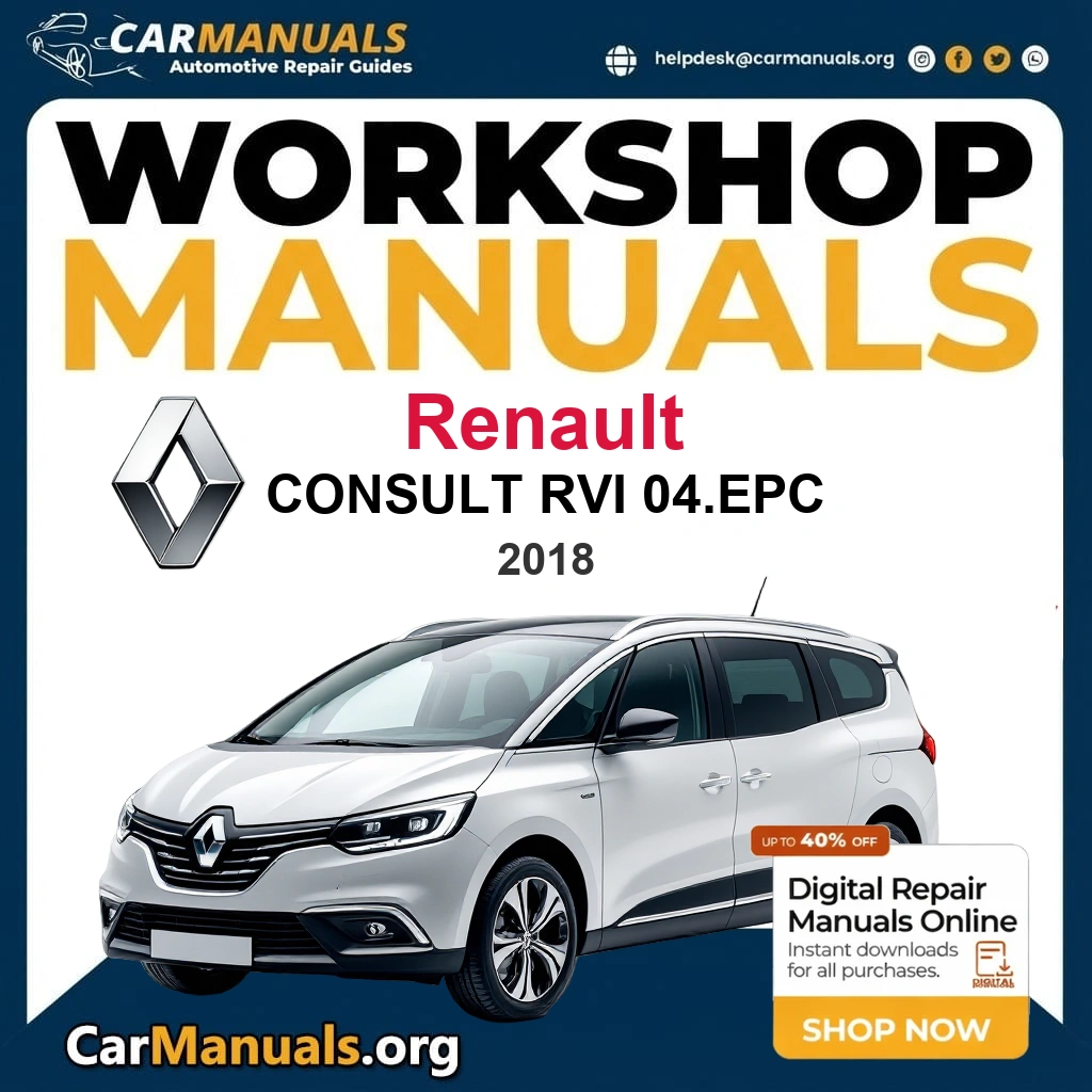 Renault Consult RVI 04. 2018 EPC Workshop Service and Repair Manual Download Complete Technical Guide for Fixing, Maintenance & Troubleshooting