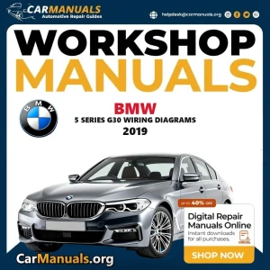 BMW 5 Series G30 Wiring Diagrams 2019 workshop manual