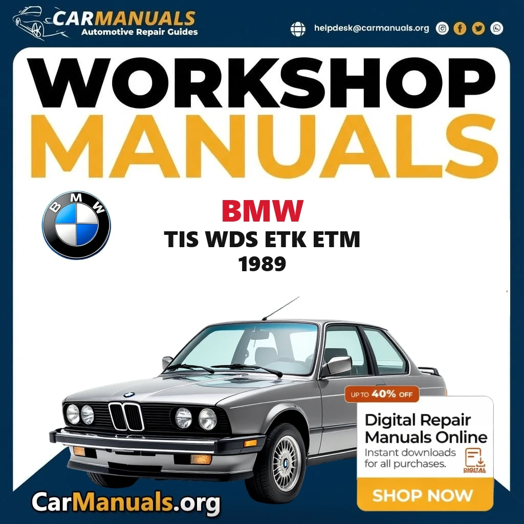 BMW TIS WDS ETK ETM 1989 workshop manual