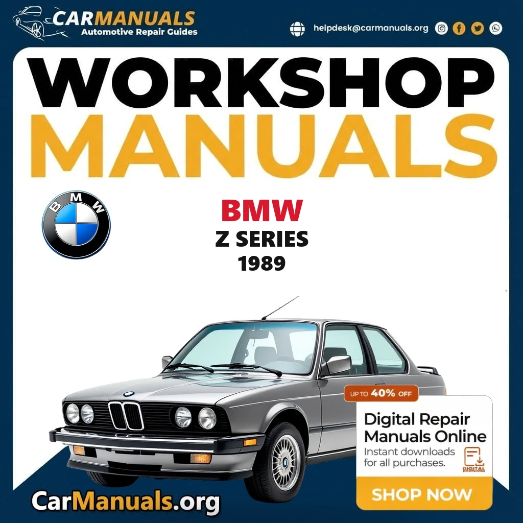 BMW Z Series 1989 workshop manual