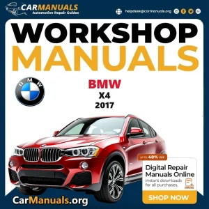 BMW X4 2017 workshop manual