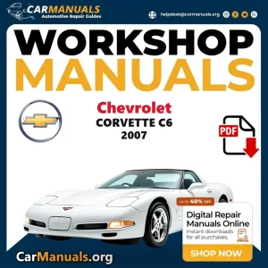 Chevrolet Corvette C6 2007 workshop manual