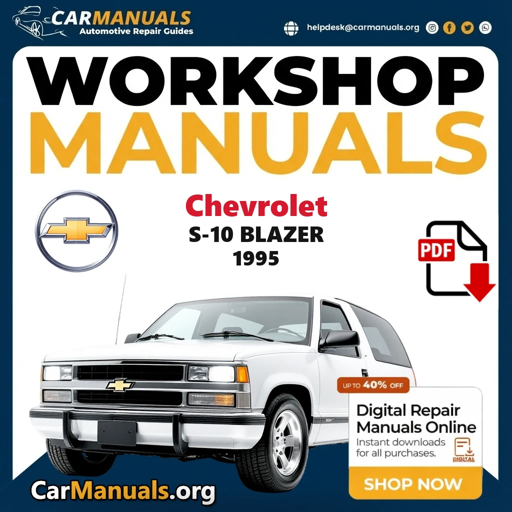 Chevrolet S-10 Blazer 1995 workshop manual