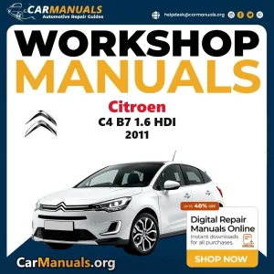 Citroen C4 B7 1.6 HDi 2011 workshop manual