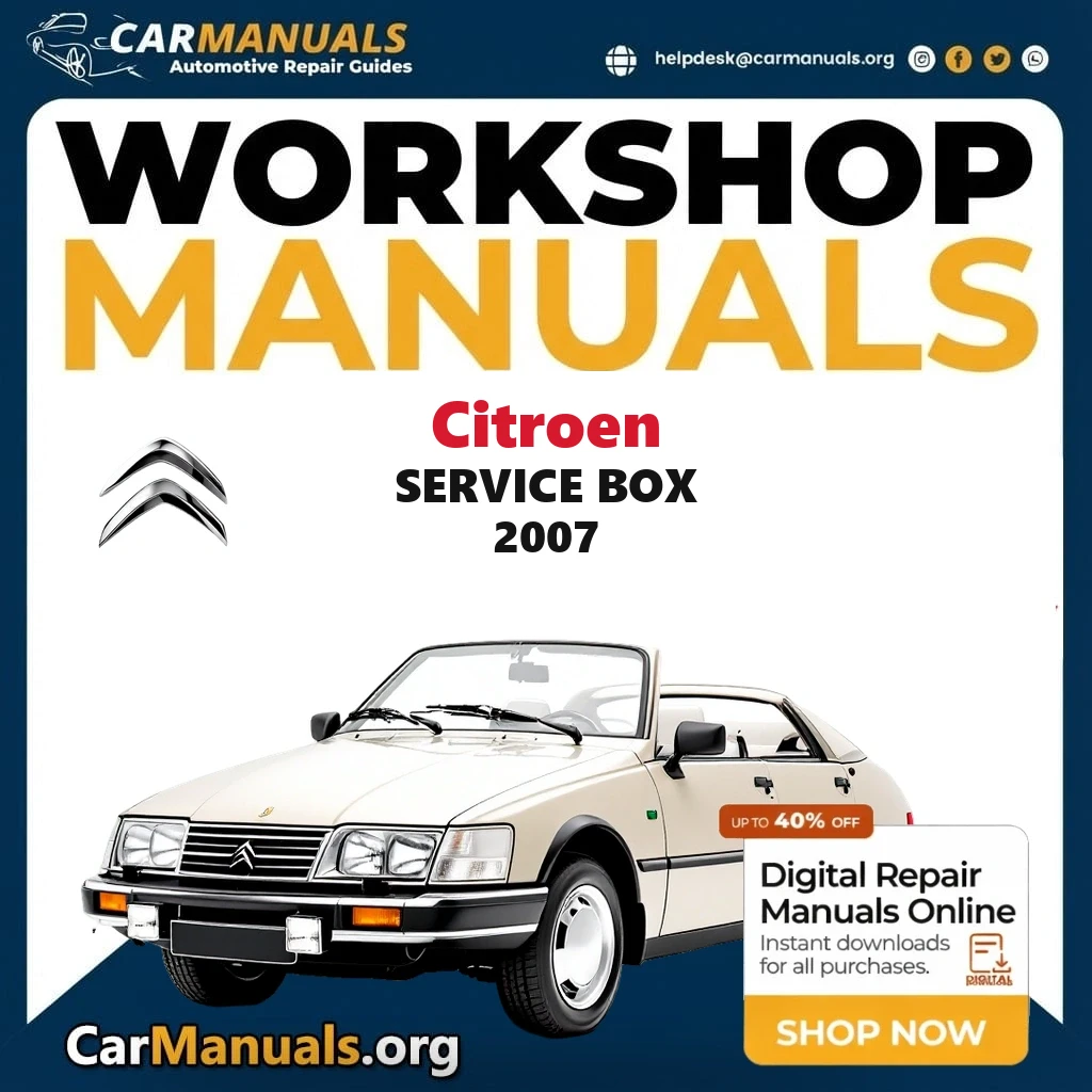 Citroen Service Box 2007 workshop manual
