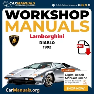 Lamborghini Diablo 1992 workshop manual