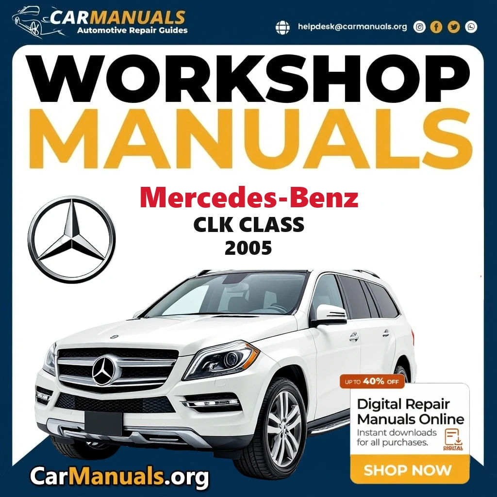 Mercedes-Benz CLK Class 2005 workshop manual
