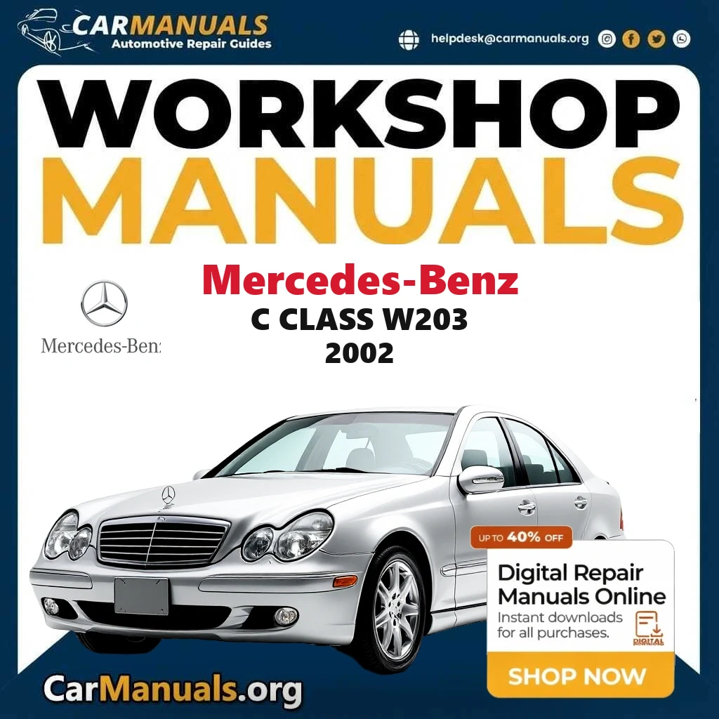 Mercedes-Benz C Class W203 2002 workshop manual
