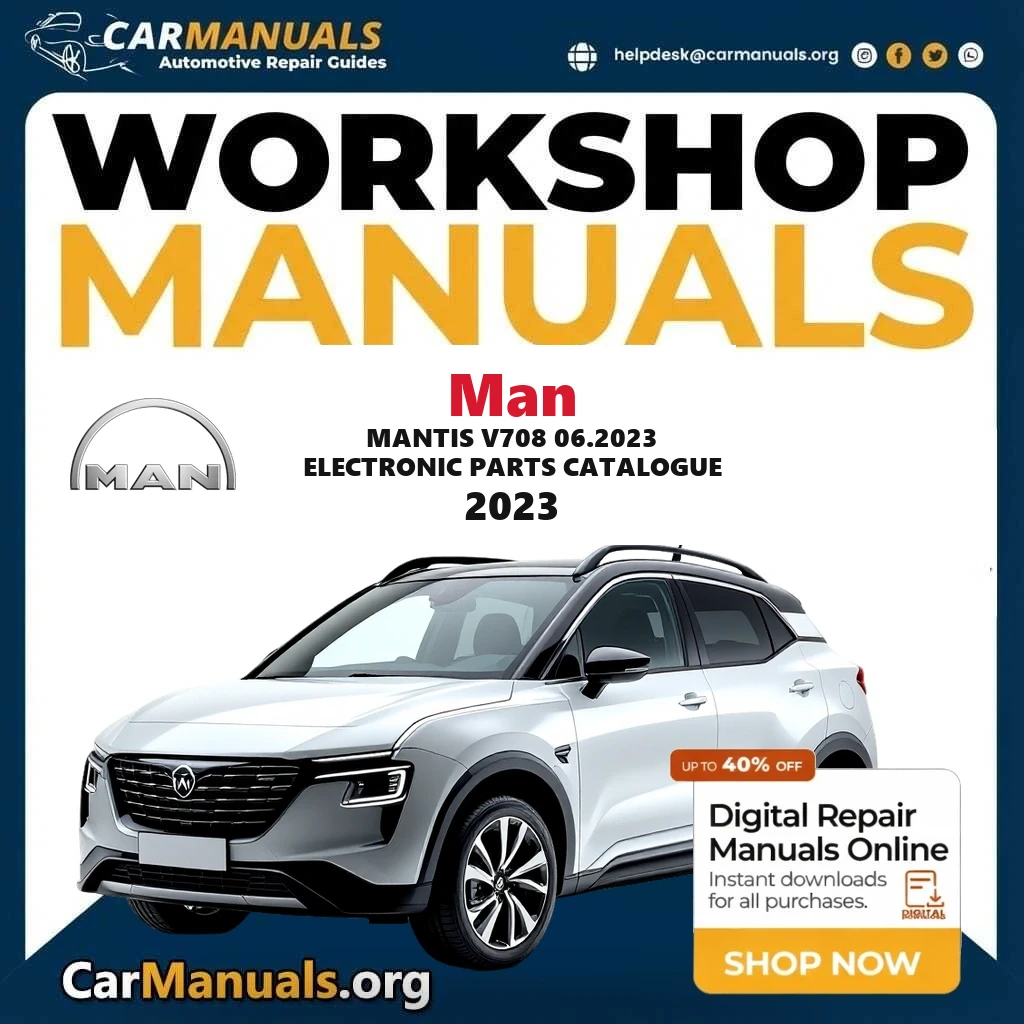MAN Mantis v708 06.2023 Electronic Parts Catalogue 2023 Workshop Service and Repair Manual Download Complete Technical G