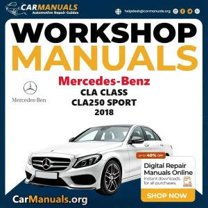 Mercedes-Benz CLA Class CLA250 Sport 2018 workshop manual