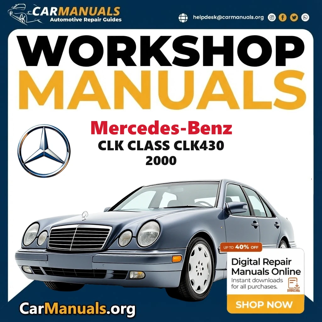 Mercedes-Benz CLK Class CLK430 2000 workshop manual