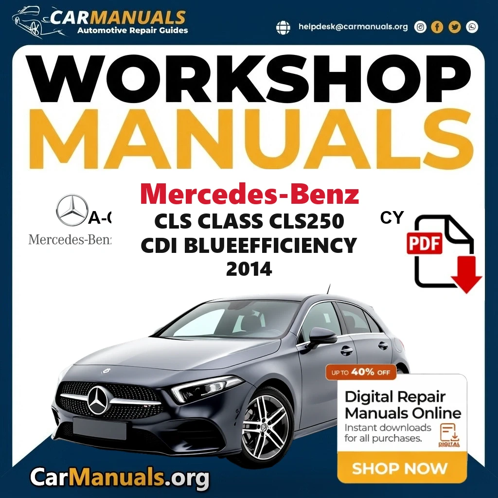 Mercedes-Benz CLS Class CLS250 CDI BlueEfficiency 2014 workshop manual