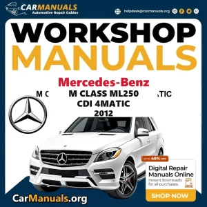 Mercedes-Benz M Class ML250 CDI 4Matic 2012 workshop manual