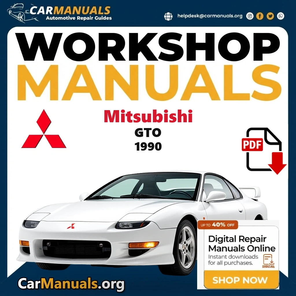 Mitsubishi GTO 1990 workshop manual