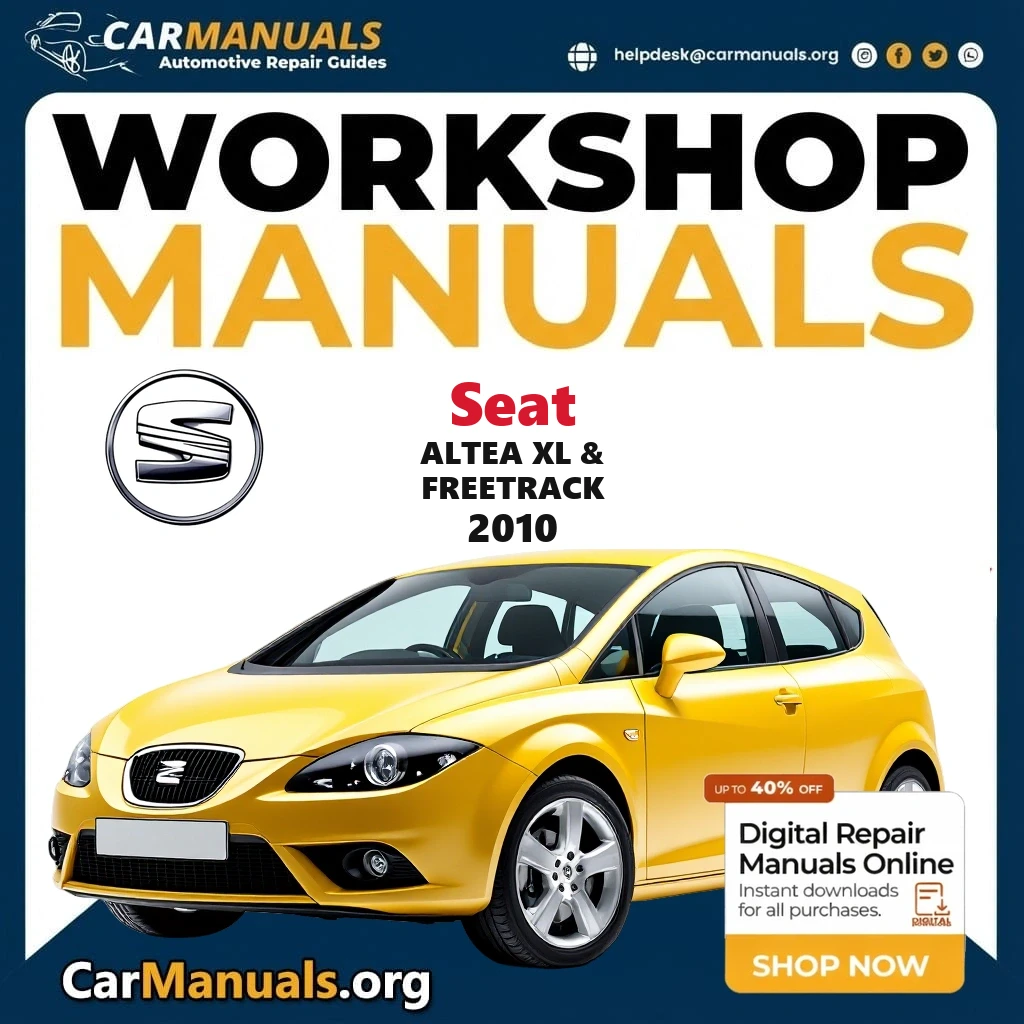Seat Altea XL & Freetrack 2010 Workshop Service and Repair Manual Download Complete PDF Technical Guide for Fixing, Main