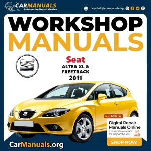 Seat Altea XL & Freetrack 2011 Workshop Service and Repair Manual Download Complete PDF Technical Guide for Fixing, Main