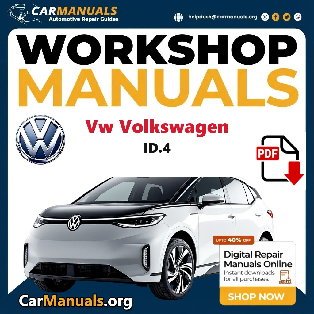 VW Volkswagen ID.4 Workshop Service and Repair Manual Download Complete PDF Technical Guide for Fixing, Maintenance & Tr